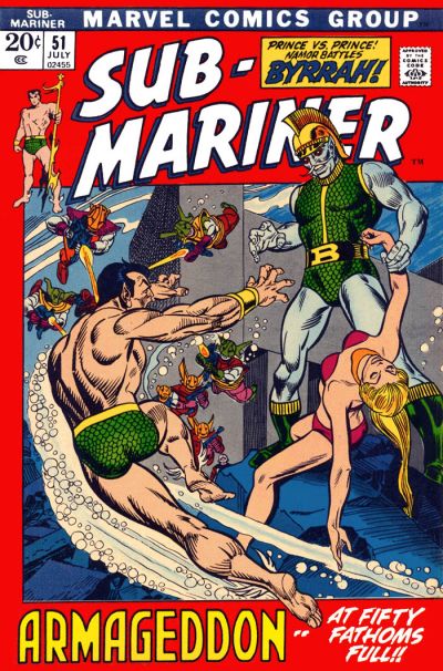 Sub Mariner #51 cover