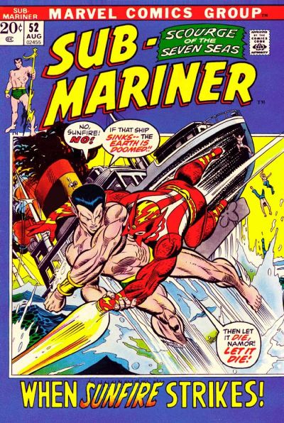 Sub Mariner #52 cover