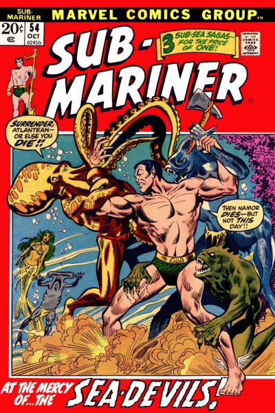 Sub Mariner #54 cover