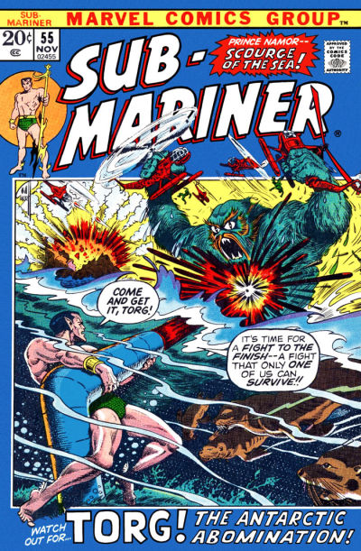 Sub Mariner #55 cover