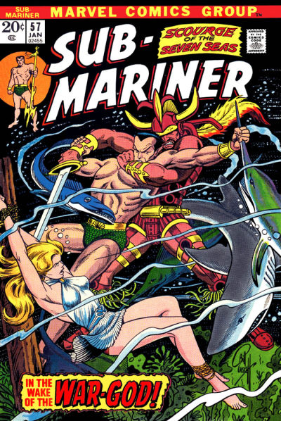 Sub Mariner #57 cover