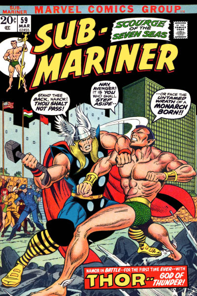 Sub Mariner #59 cover
