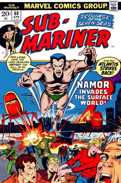 Sub Mariner #60 cover