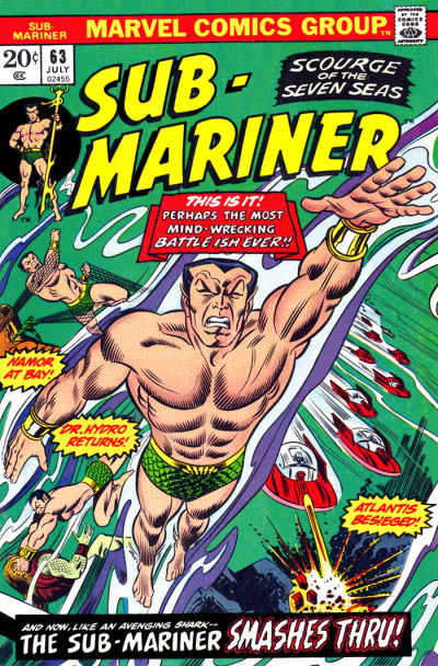 Sub Mariner #63 cover