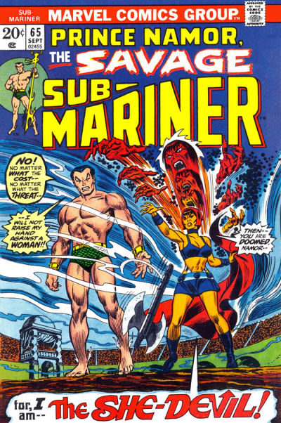Sub Mariner #65 cover
