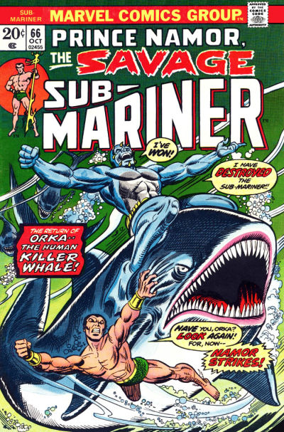 Sub Mariner #66 cover