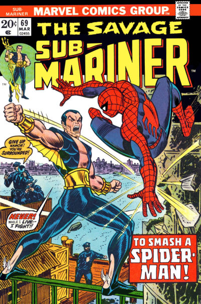 Sub Mariner #69 cover