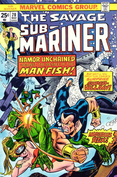 Sub Mariner #70 cover