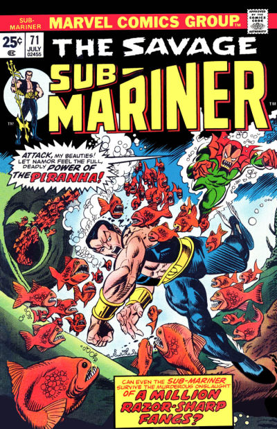 Sub Mariner #71 cover