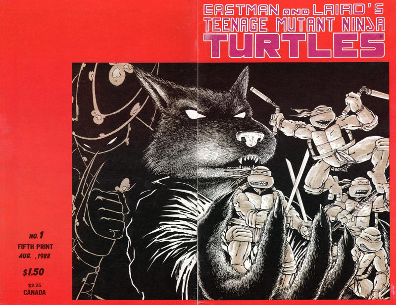 TMNT #1 5th Print cover