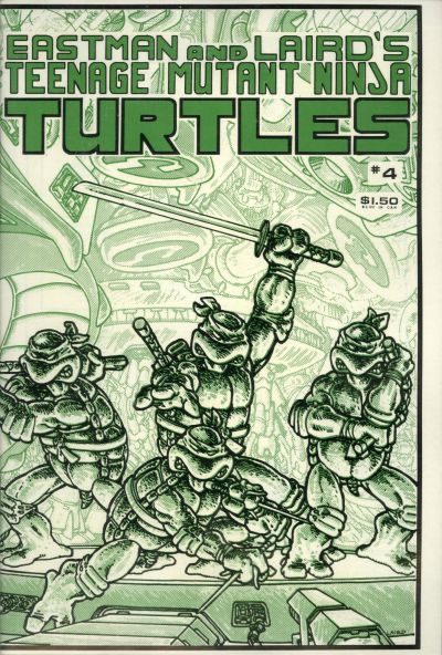 TMNT #4 1st Print cover