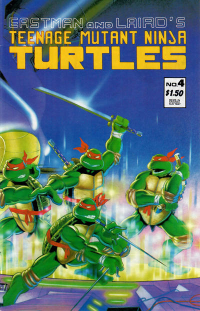 TMNT #4 2nd Print cover