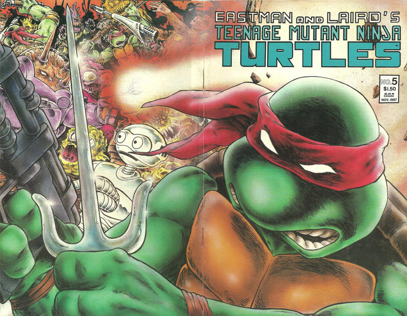 TMNT #5 2nd Print cover