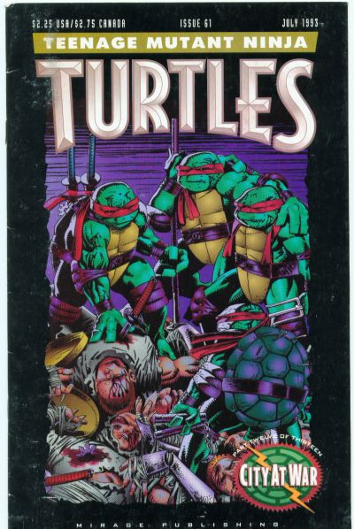 TMNT #61 1st Print cover