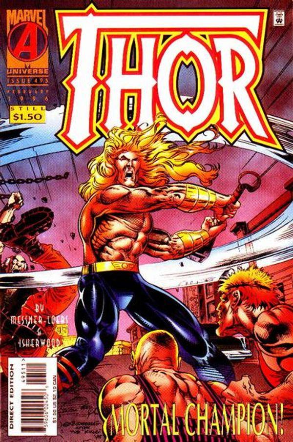Thor #495 cover