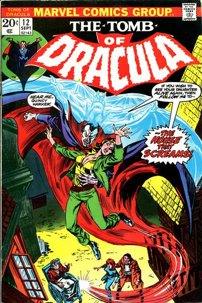 Tomb of Dracula #12 cover