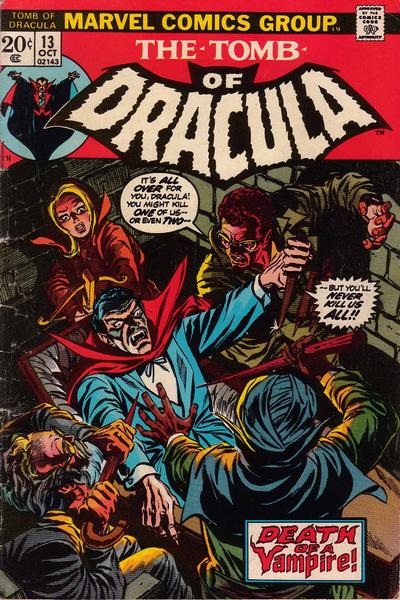Tomb of Dracula #13 cover