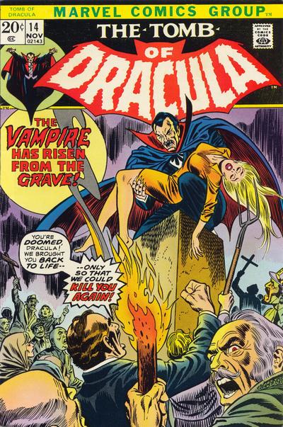 Tomb of Dracula #14 cover