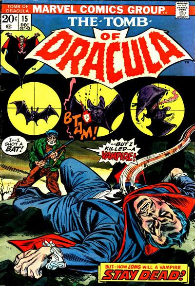 Tomb of Dracula #15 cover