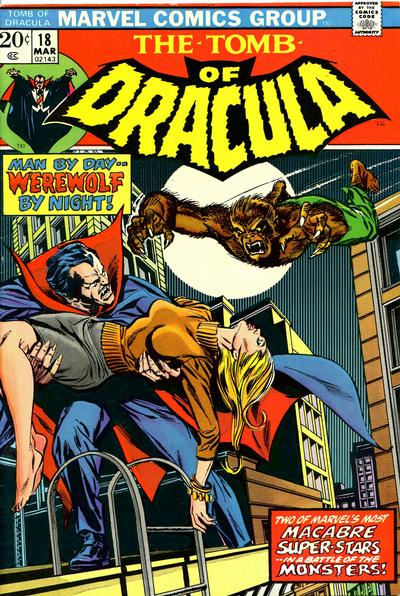 Tomb of Dracula #18 cover