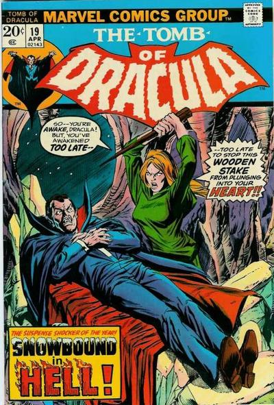Tomb of Dracula #19 cover
