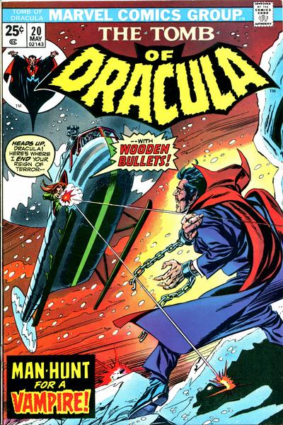 Tomb of Dracula #20 cover