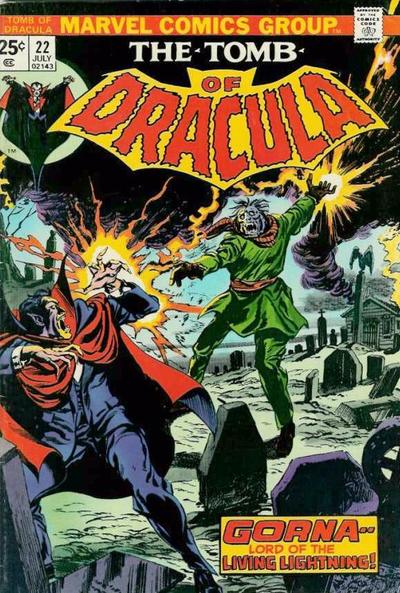 Tomb of Dracula #22 cover