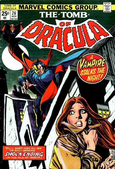 Tomb of Dracula #26 cover