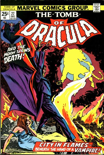 Tomb of Dracula #27 cover