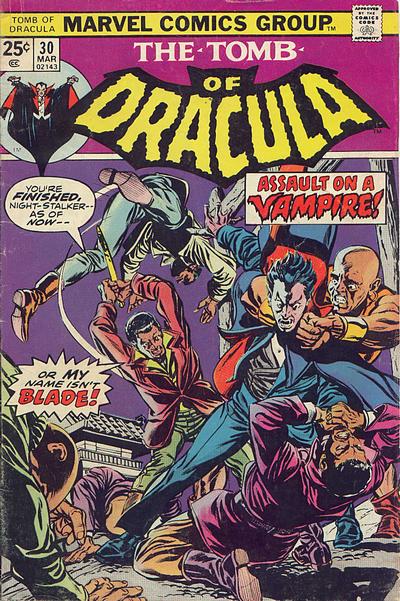 Tomb of Dracula #30 cover