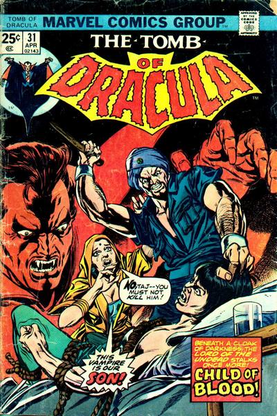 Tomb of Dracula #31 cover
