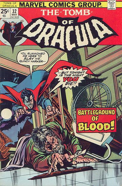 Tomb of Dracula #32 cover