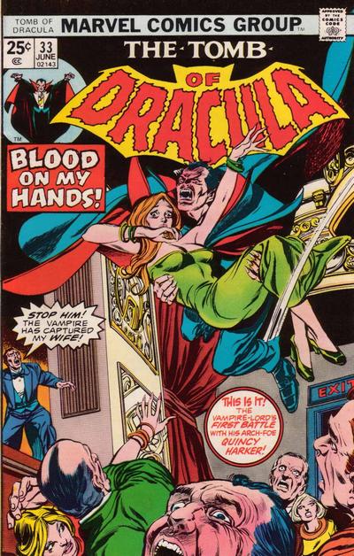 Tomb of Dracula #33 cover