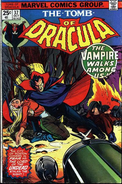 Tomb of Dracula #37 cover