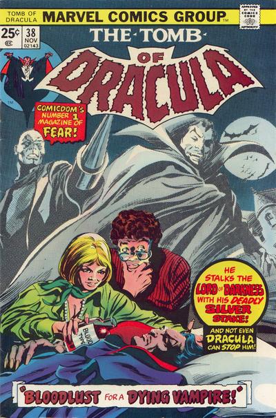 Tomb of Dracula #38 cover