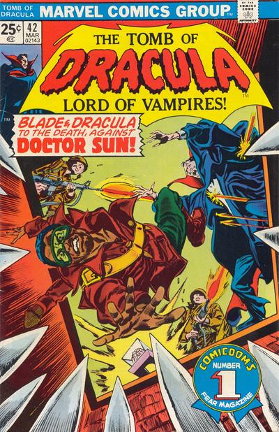 Tomb of Dracula #42 cover