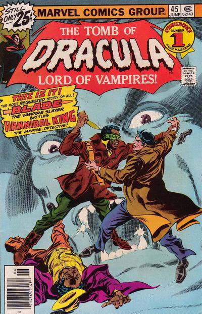 Tomb of Dracula #45 cover