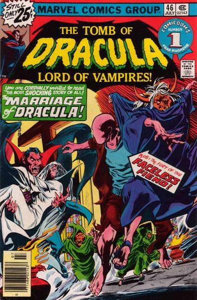 Tomb of Dracula #46 cover