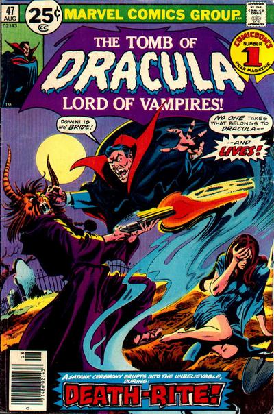 Tomb of Dracula #47 cover