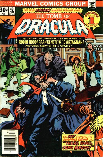 Tomb of Dracula #49 cover