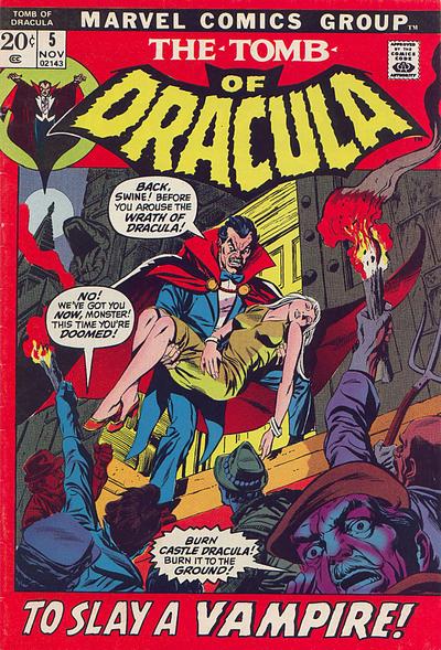 Tomb of Dracula #5 cover