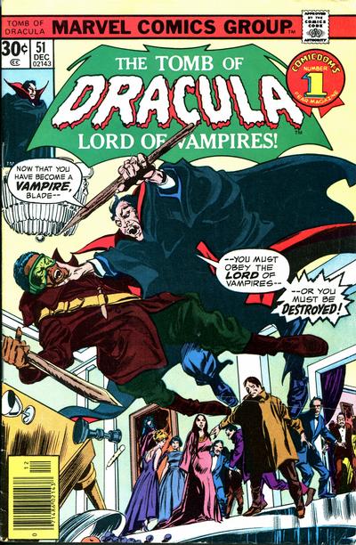 Tomb of Dracula #51 cover