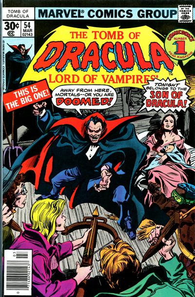 Tomb of Dracula #54 cover