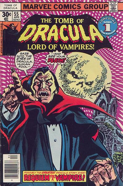 Tomb of Dracula #55 cover