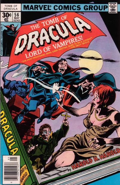Tomb of Dracula #56 cover