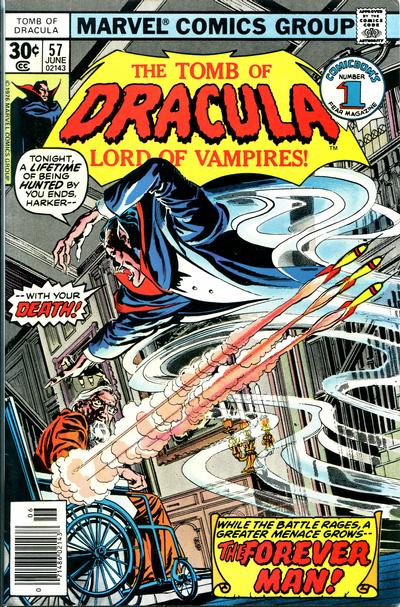 Tomb of Dracula #57 cover
