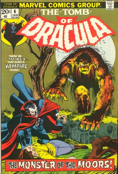 Tomb of Dracula #6 cover