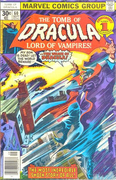 Tomb of Dracula #60 cover