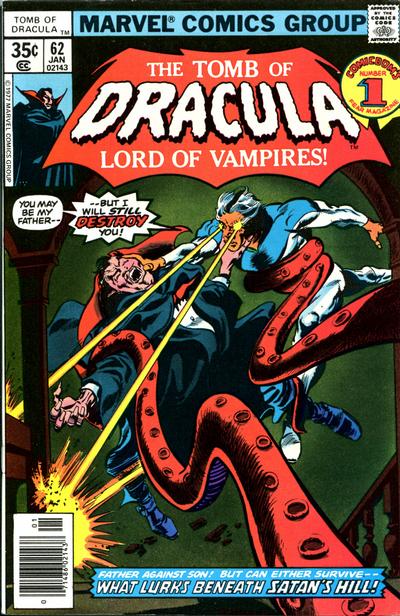Tomb of Dracula #62 cover