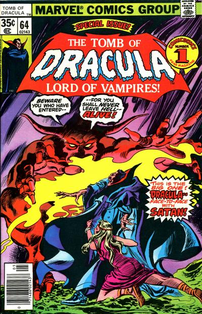 Tomb of Dracula #64 cover
